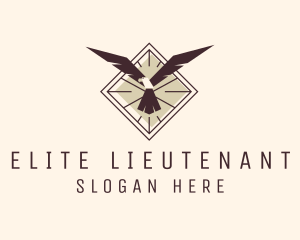Lieutenant - Aviation Eagle Bird logo design