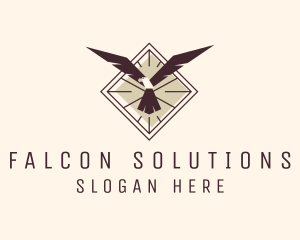 Aviation Eagle Bird logo design