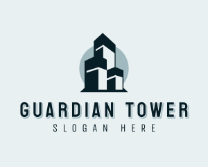 Condominium Tower Realtor logo design