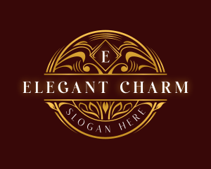 Elegant Ornamental Boutique logo design