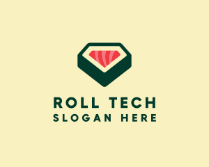 Roll - Sushi Roll Restaurant logo design