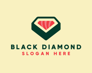 Sushi Roll Diamond  logo design