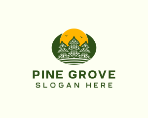 Pine - Pine Tree Forest logo design