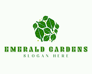 Sustainable Leaf Garden logo design