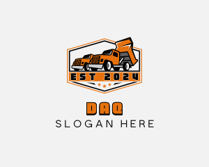 Shipment - Dump Truck Trucking logo design