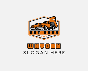 Mover - Dump Truck Trucking logo design