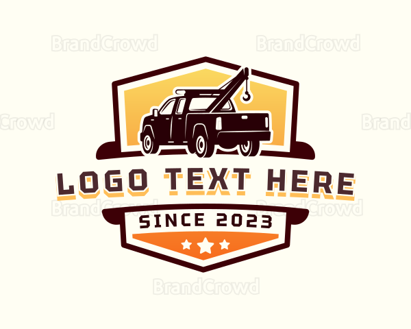 Tow Truck Pickup Logo