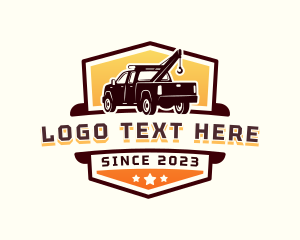 Truck - Tow Truck Pickup logo design