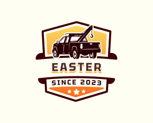 Pickup - Tow Truck Pickup logo design