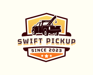 Pickup - Tow Truck Pickup logo design