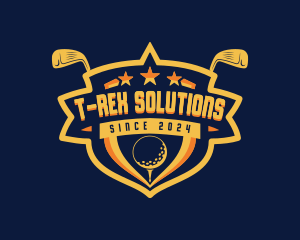 Golf Sports League Logo