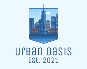 City - New York City Metropolis logo design