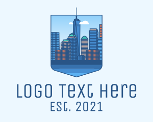 Metropolitan - New York City Metropolis logo design