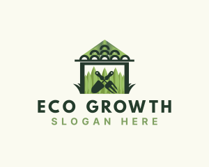 Greenhouse - Greenhouse Gardening Tools logo design