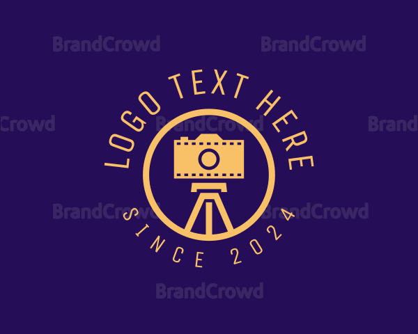 Photography Film Camera Logo