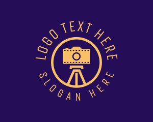 Tripod - Photography Film Camera logo design