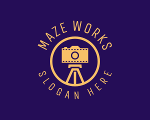 Photography Film Camera logo design