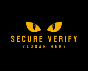 Security Cat Eye logo design