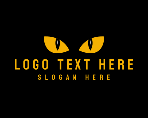 Security Cat Eye logo design