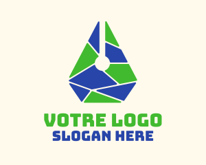 Artistic Pen Mosaic Logo