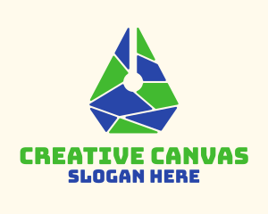 Artistic - Artistic Pen Mosaic logo design