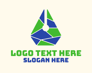 Columnist - Artistic Pen Mosaic logo design