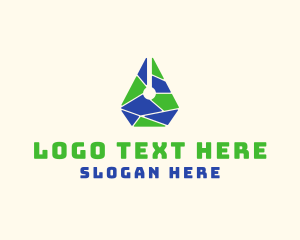 Collage - Artistic Pen Mosaic logo design