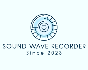 Recorder - Music Record Disc logo design