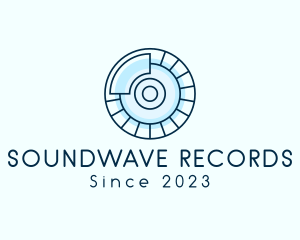 Record - Music Record Disc logo design