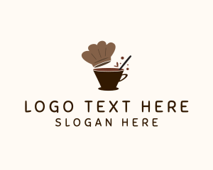 Pastry Chef - Chef Gourmet Chocolate Drink logo design