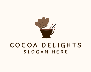 Chef Gourmet Chocolate Drink logo design
