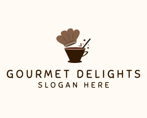 Chef Gourmet Chocolate Drink logo design