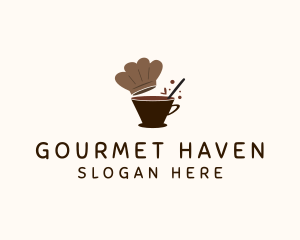 Chef Gourmet Chocolate Drink logo design