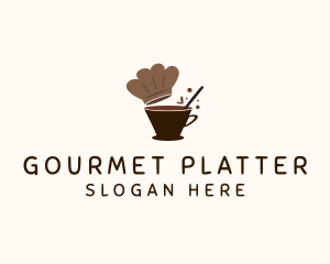 Chef Gourmet Chocolate Drink logo design