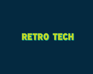 Retro Neon Brand logo design