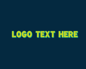 Comic - Retro Neon Brand logo design
