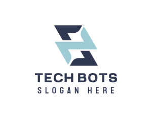 Robotic - Modern Tech Digital Company logo design