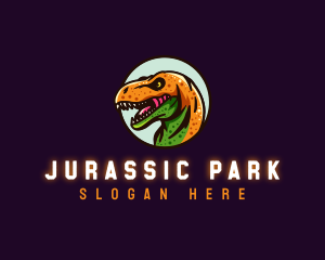 Gaming Reptile Dinosaur logo design