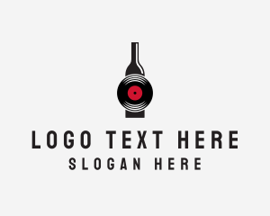 Party - Alcoholic Drink Disk logo design