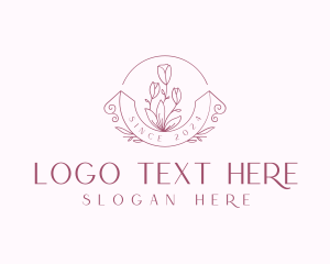 Wedding - Stylish Flower Boutique logo design