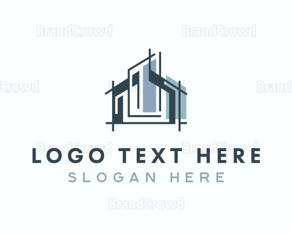 Building House Structure Logo