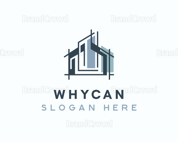 Building House Structure Logo