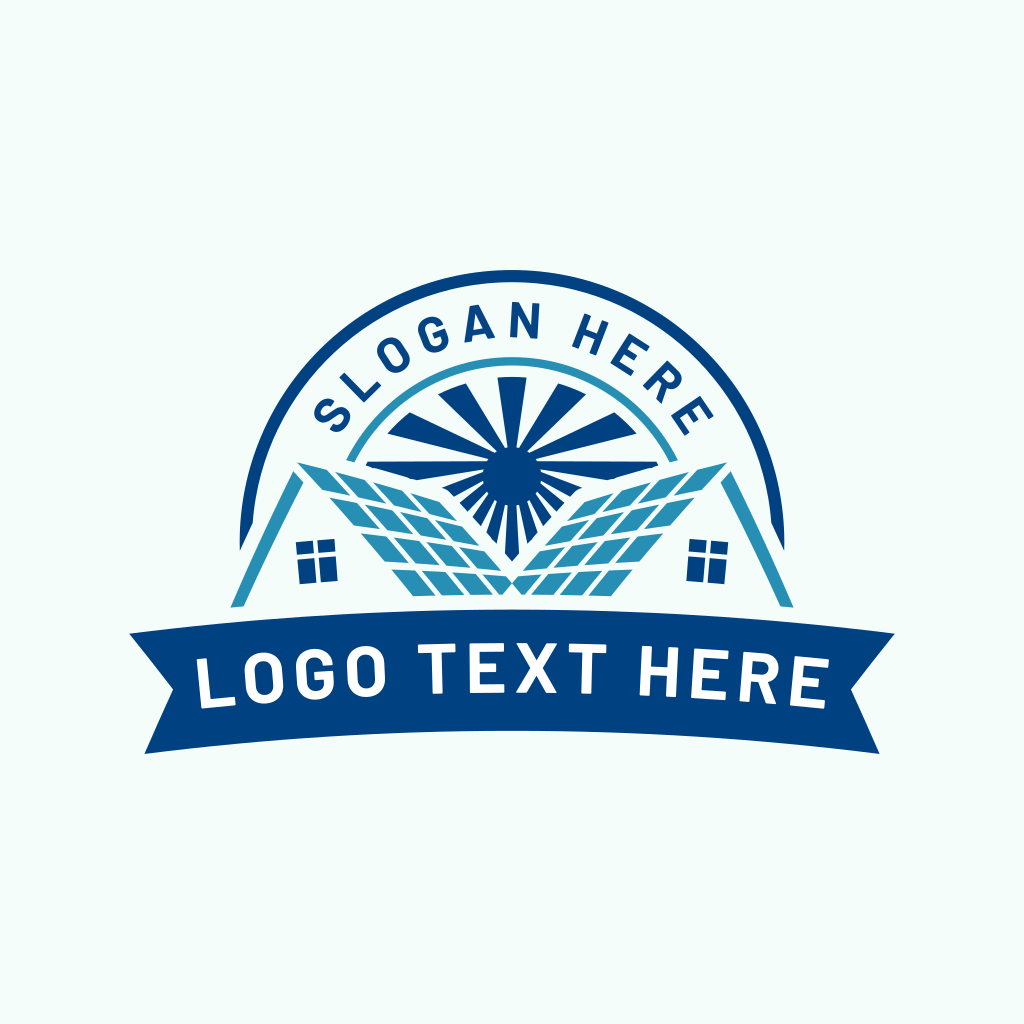 Solar Panel Roofing Logo | BrandCrowd Logo Maker