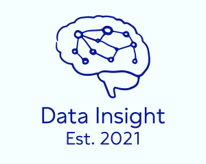 Analysis - Minimalist Brain Technology logo design