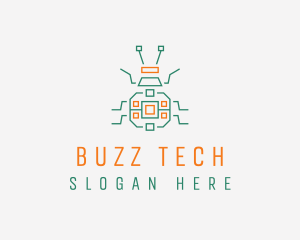 Circuit Beetle Insect  logo design