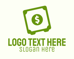Dollar - Green Dollar Vault logo design