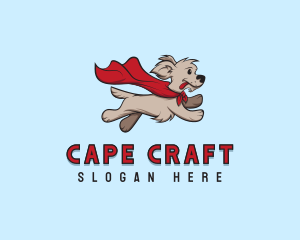 Hero Cape Dog logo design