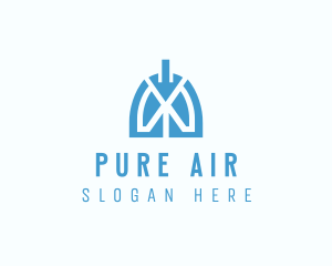 Oxygen - Medical Respiratory Lungs logo design