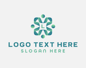 People - People Community Support logo design