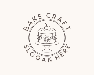 Dessert Cake Baking logo design